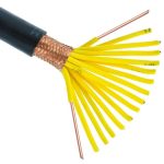 铜芯PVC绝缘护套铜丝编织屏蔽控制电缆KVVP 450/750V