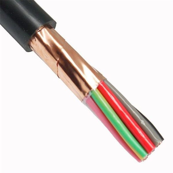 铜芯聚氯乙烯绝缘护套铜带屏蔽控制电缆KVVP2 0.5/0.75/1/1.5/2.5/4/6平方 - 图片 1